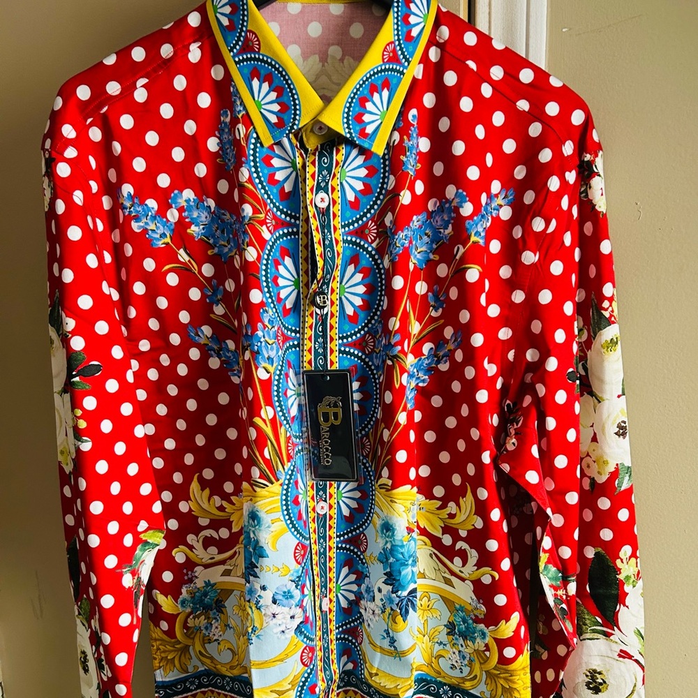Barocco Designer button up shirt